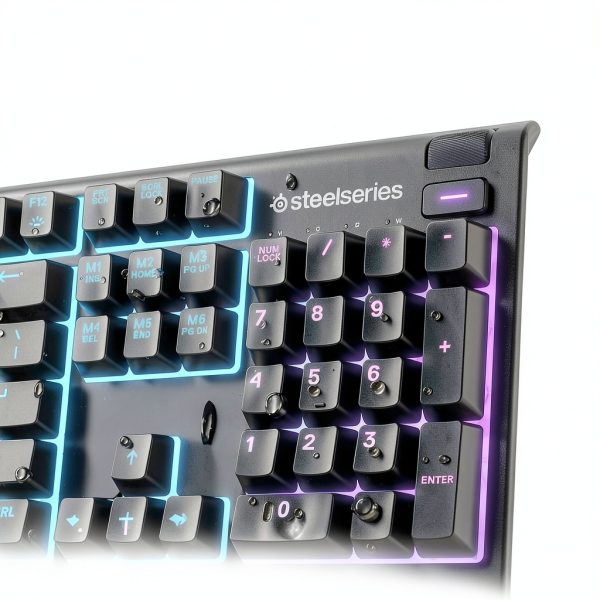 SteelSeries Apex 3 Wired Gaming Keyboard Whisper Quiet RGB-4
