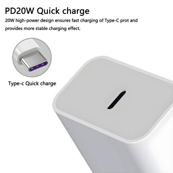 Apple 20W USB C Power Adapter Fast Charging PD 30-1