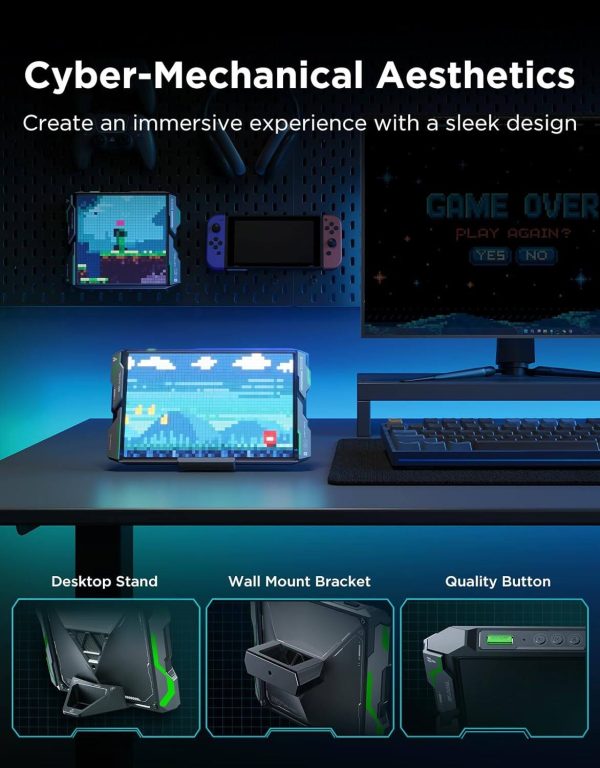 Govee RGBIC Pixel Light LED Panel Gaming Decor Wi Fi Alexa-5
