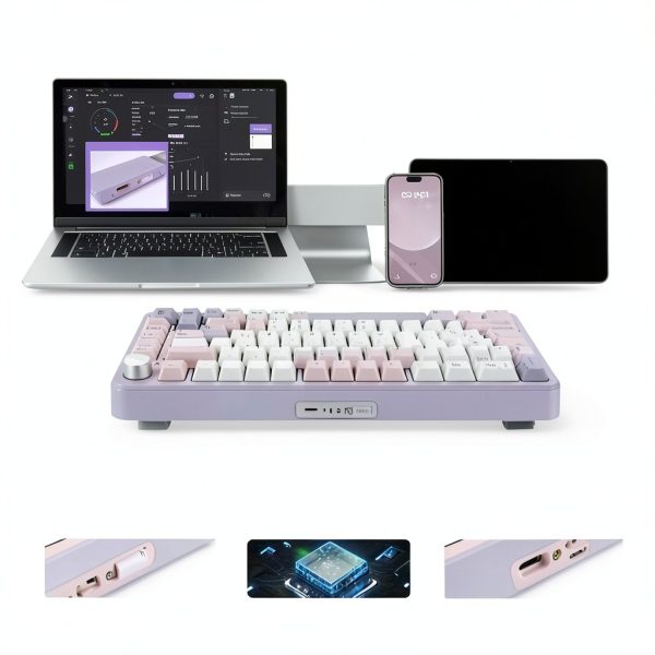 Wikistore B75 PRO Wireless Mechanical Keyboard Gaming-2