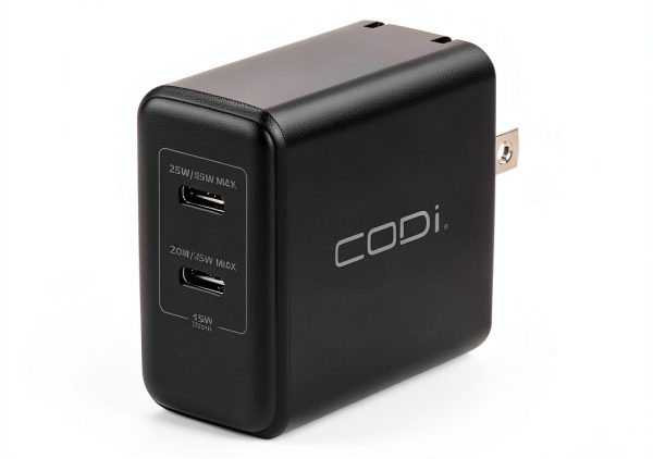 CODi 45W Dual USB-C Wall Charger PD PPS Fast Charging-4