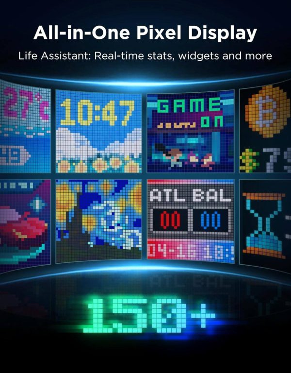 Govee RGBIC Pixel Light LED Panel Gaming Decor Wi Fi Alexa-2