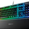 SteelSeries Apex 3 Wired Gaming Keyboard Whisper Quiet RGB-0