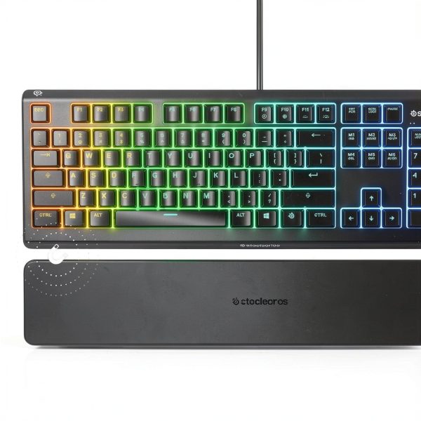 SteelSeries Apex 3 Wired Gaming Keyboard Whisper Quiet RGB-6