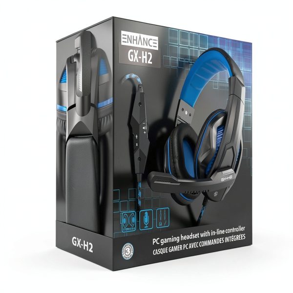 ENHANCE GX-H2 PC Gaming Headset Stereo Sound Comfortable-7