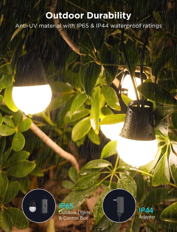 Govee Smart RGBIC Outdoor String Lights Alexa App Control-1