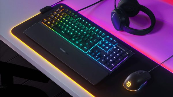 SteelSeries Apex 3 Wired Gaming Keyboard Whisper Quiet RGB-7