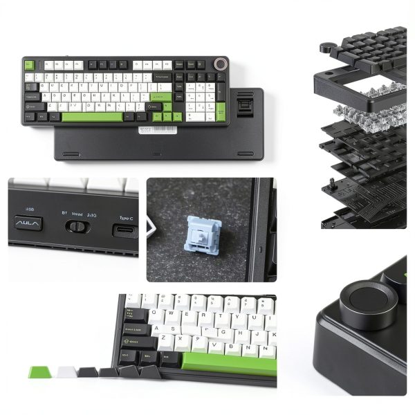AULA F99 Pro Wireless Mechanical Gaming Keyboard RGB Hot-1