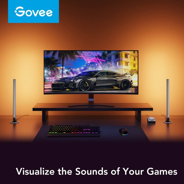Govee RGBIC Gaming Light Bars Smart Dial 16M Colors-4
