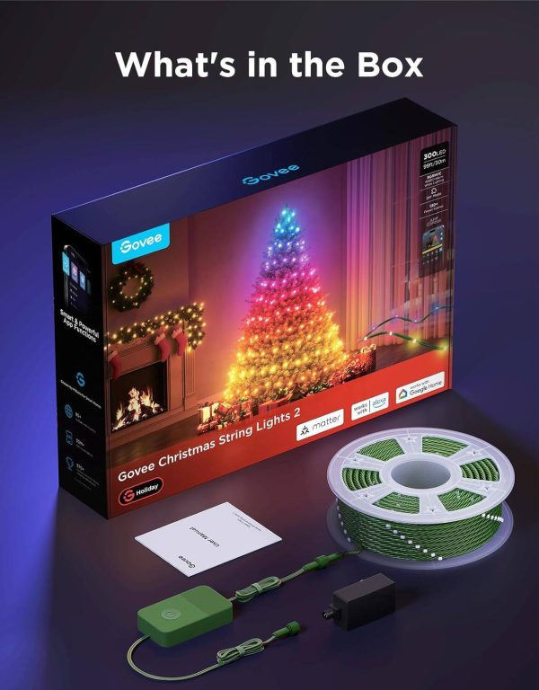 Govee RGBWIC Christmas Lights AI Control 130 Scenes-5
