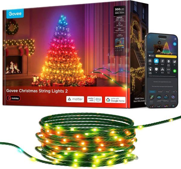 Govee RGBWIC Christmas Lights AI Control 130 Scenes-0