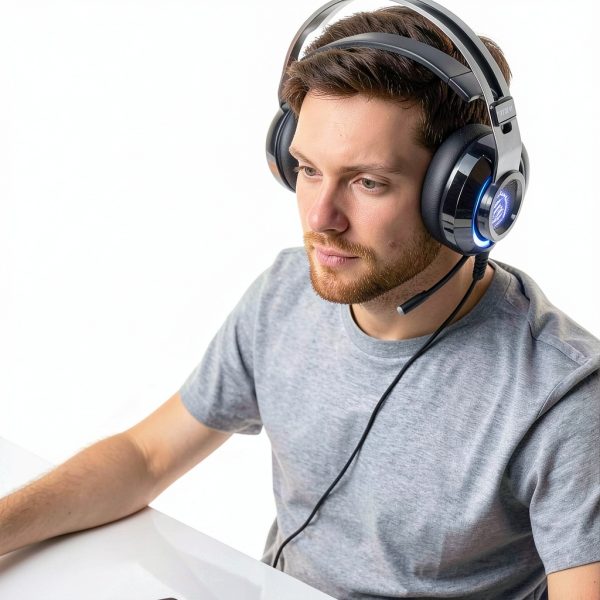 ENHANCE Scoria Gaming Headset 7.1 Surround Sound PS4 PC-7