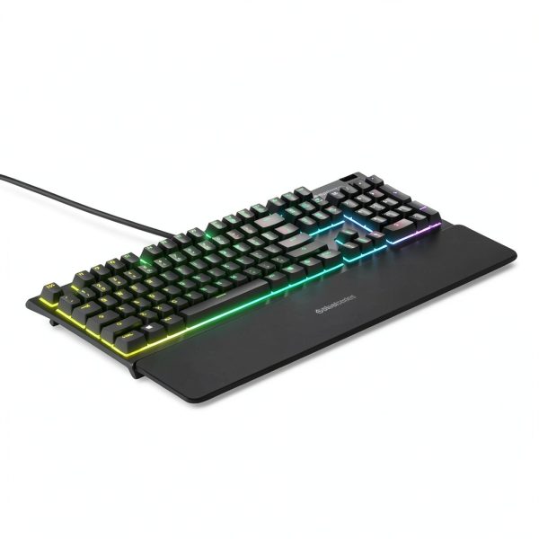 SteelSeries Apex 3 Wired Gaming Keyboard Whisper Quiet RGB-2