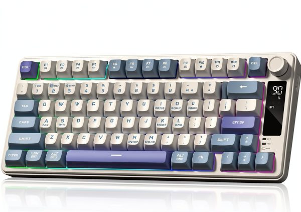 Womier DK75 Wireless Gaming Membrane Keyboard RGB Backlit-0