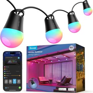 Govee Smart RGBIC Outdoor String Lights Alexa App Control-0