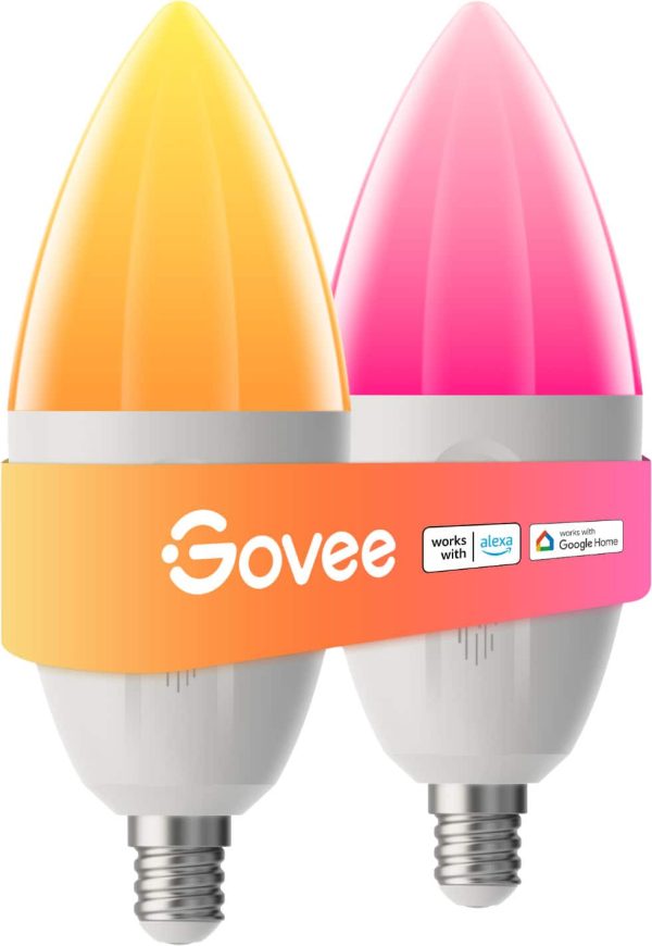 Govee Smart Candle LED Bulb RGBWW Voice Control Music Sync-1