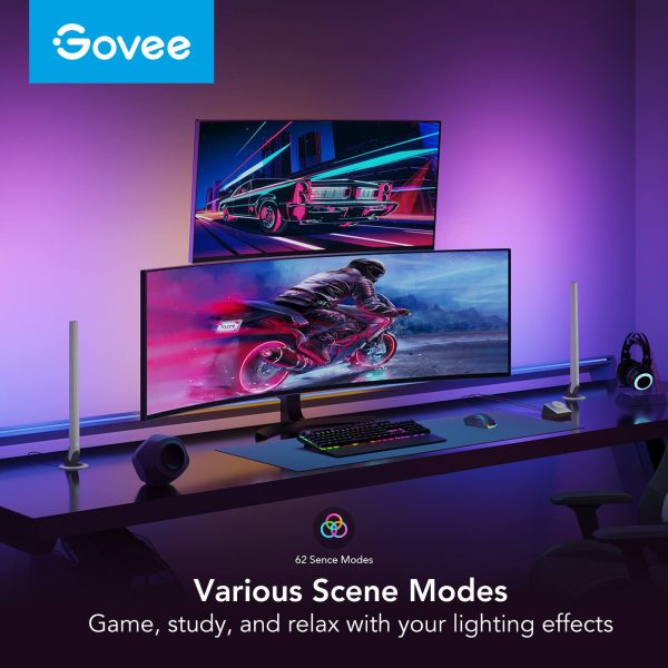Govee RGBIC Gaming Light Bars Smart Dial 16M Colors-3