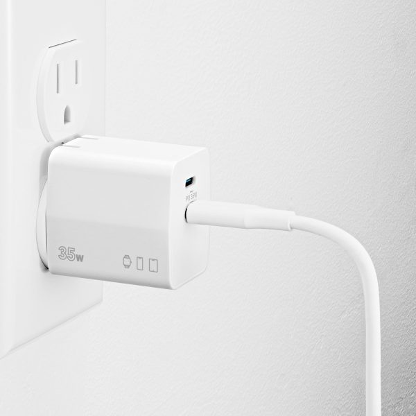 Insignia 35W Dual USB-C Wall Charger Fast Compact Travel-4