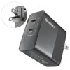 Esoulk 45W PD Fast Wall Charger Dual USB-C Compact Design-0
