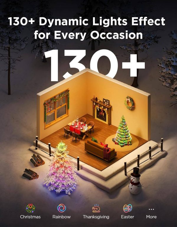 Govee RGBWIC Christmas Lights AI Control 130 Scenes-3