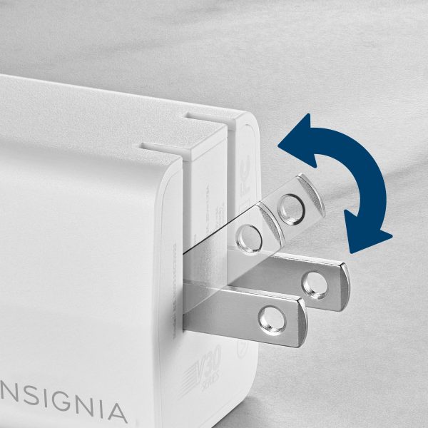 Insignia 35W Dual USB-C Wall Charger Fast Compact Travel-5