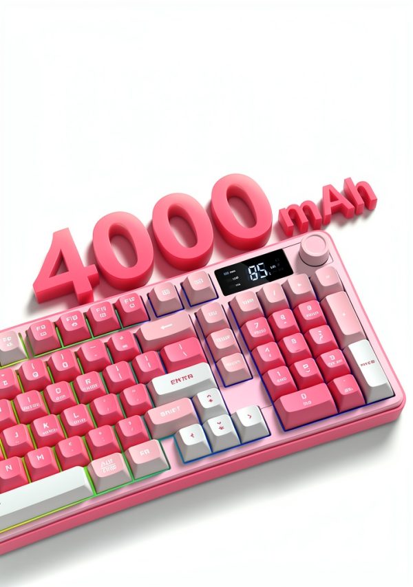 Womier DK98 PRO Wireless Gaming Keyboard Creamy Design RGB-5