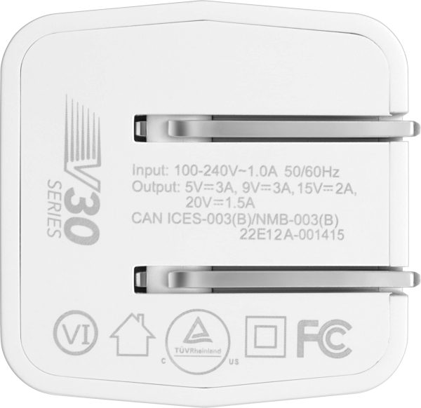 Insignia 30W USB-C Wall Charger Fast Compact Foldable Plug-9