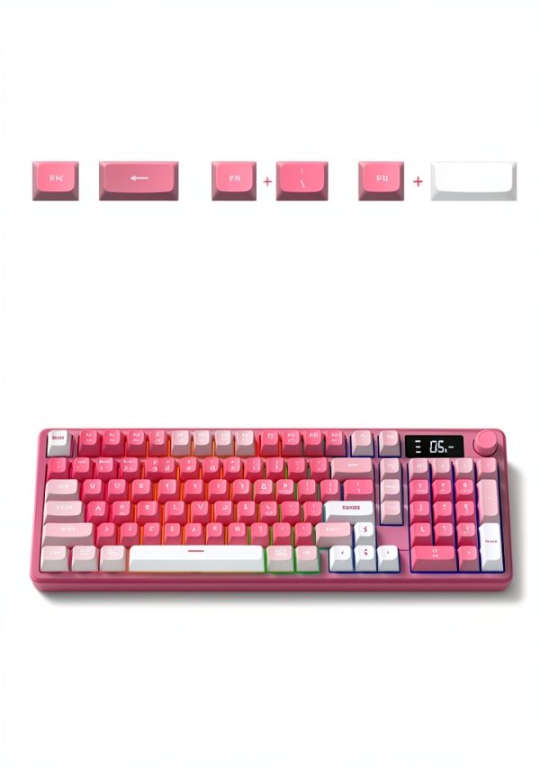 Womier DK98 PRO Wireless Gaming Keyboard Creamy Design RGB-2