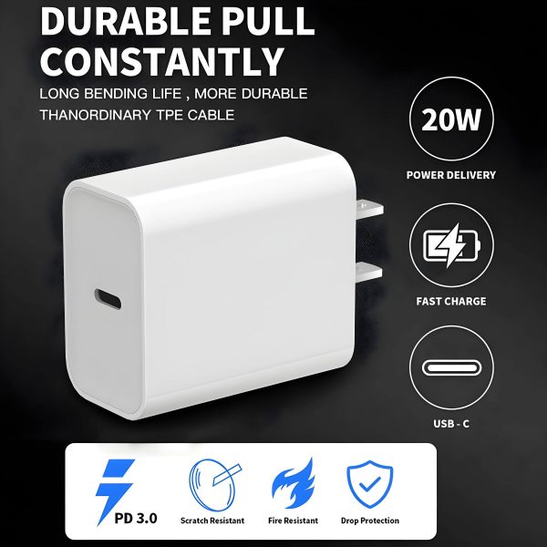 20W USB C Fast Charger PD 30 Smart Chip iPhone 15-2