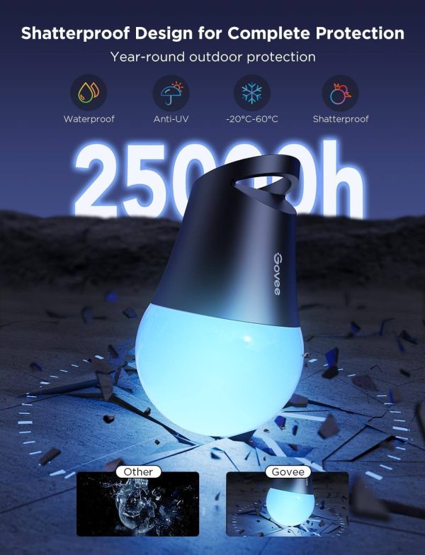 Govee Smart RGBIC Outdoor String Lights Alexa App Control-4