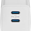Insignia 35W Dual USB-C Wall Charger Fast Compact Travel-6