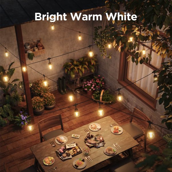 Govee 48ft Outdoor Smart String Lights RGBWIC Colors-2