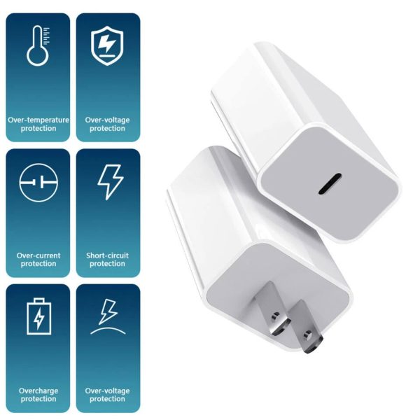 Apple 20W USB C Power Adapter Fast Charging PD 30-3