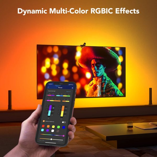 Govee Immersion Kit RGBIC TV Bias Lighting Home Theater-2