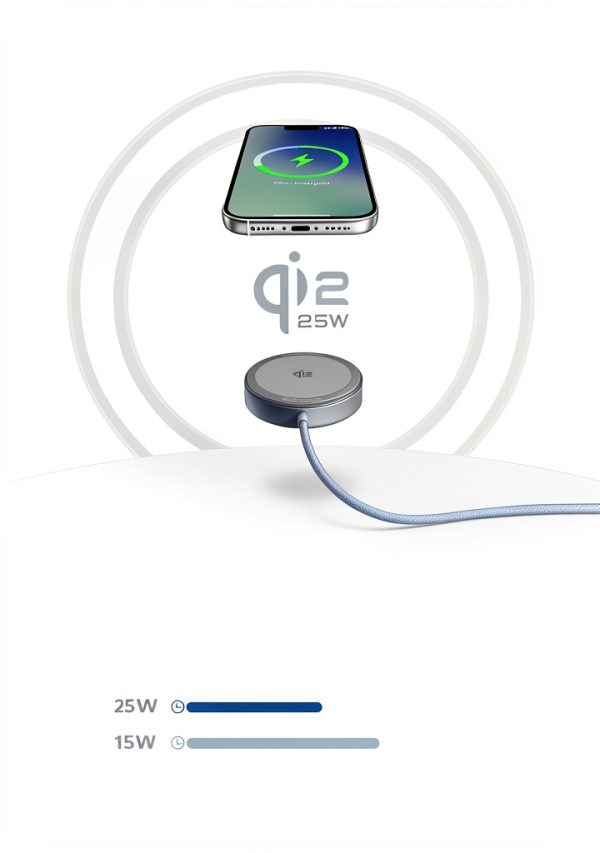 UGREEN MagFlow Qi2 25W Magnetic Wireless Charger Pad-1