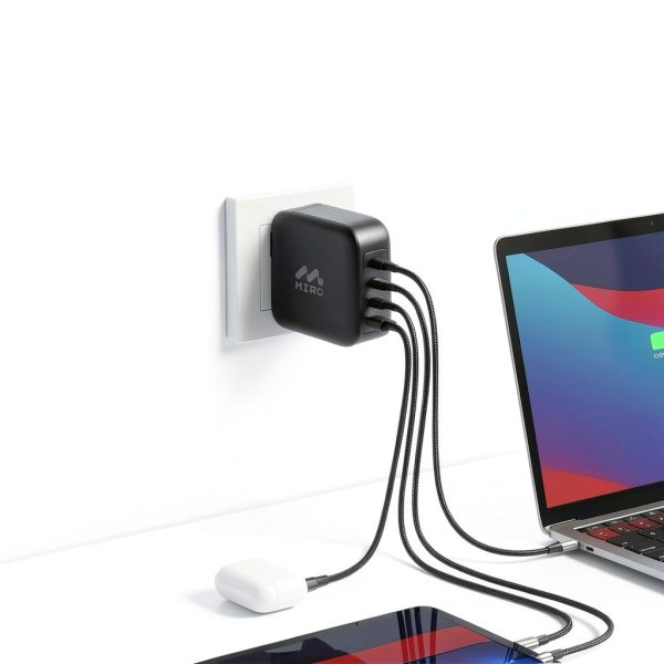 Wall Charger D5 100W Fast Charging Four Devices-2