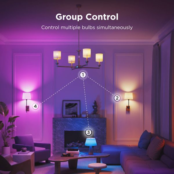 Govee Smart Candle LED Bulb RGBWW Voice Control Music Sync-4