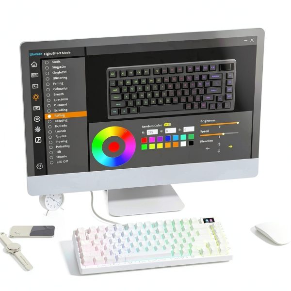 Womier S K80 75 Mechanical Keyboard Gasket Mount RGB Display-4