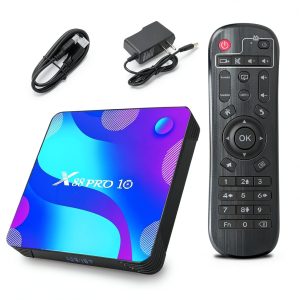 Topteng X88 Pro 10 Android TV Box 4K H265 Dual Band WiFi-0