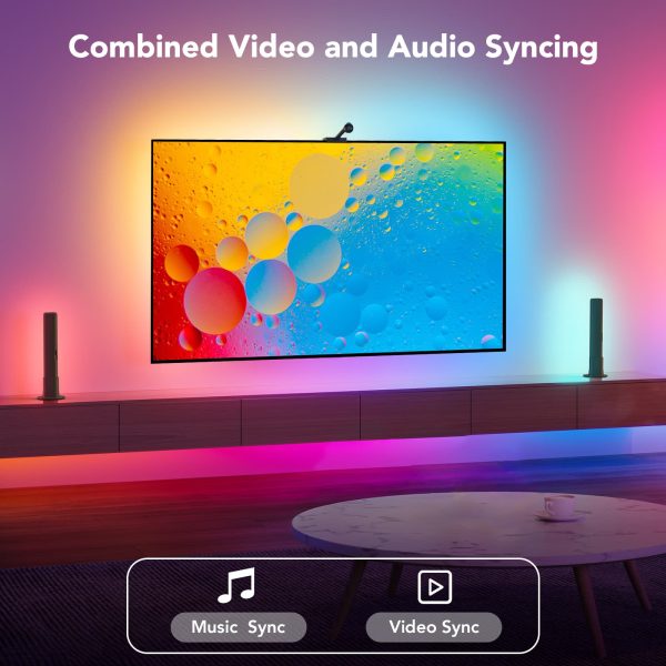 Govee Immersion Kit RGBIC TV Bias Lighting Home Theater-4