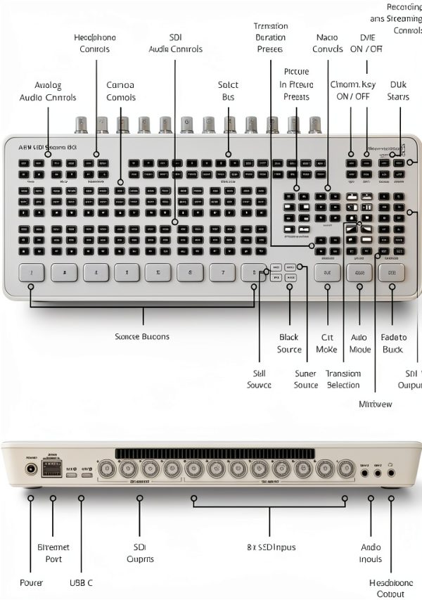 Blackmagic Design ATEM SDI Extreme ISO Live Stream Switcher-3