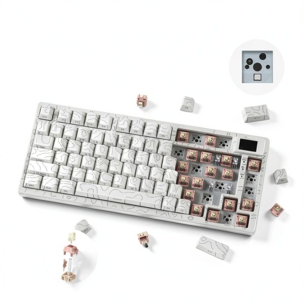 Womier S K80 75 Mechanical Keyboard Gasket Mount RGB Display-2